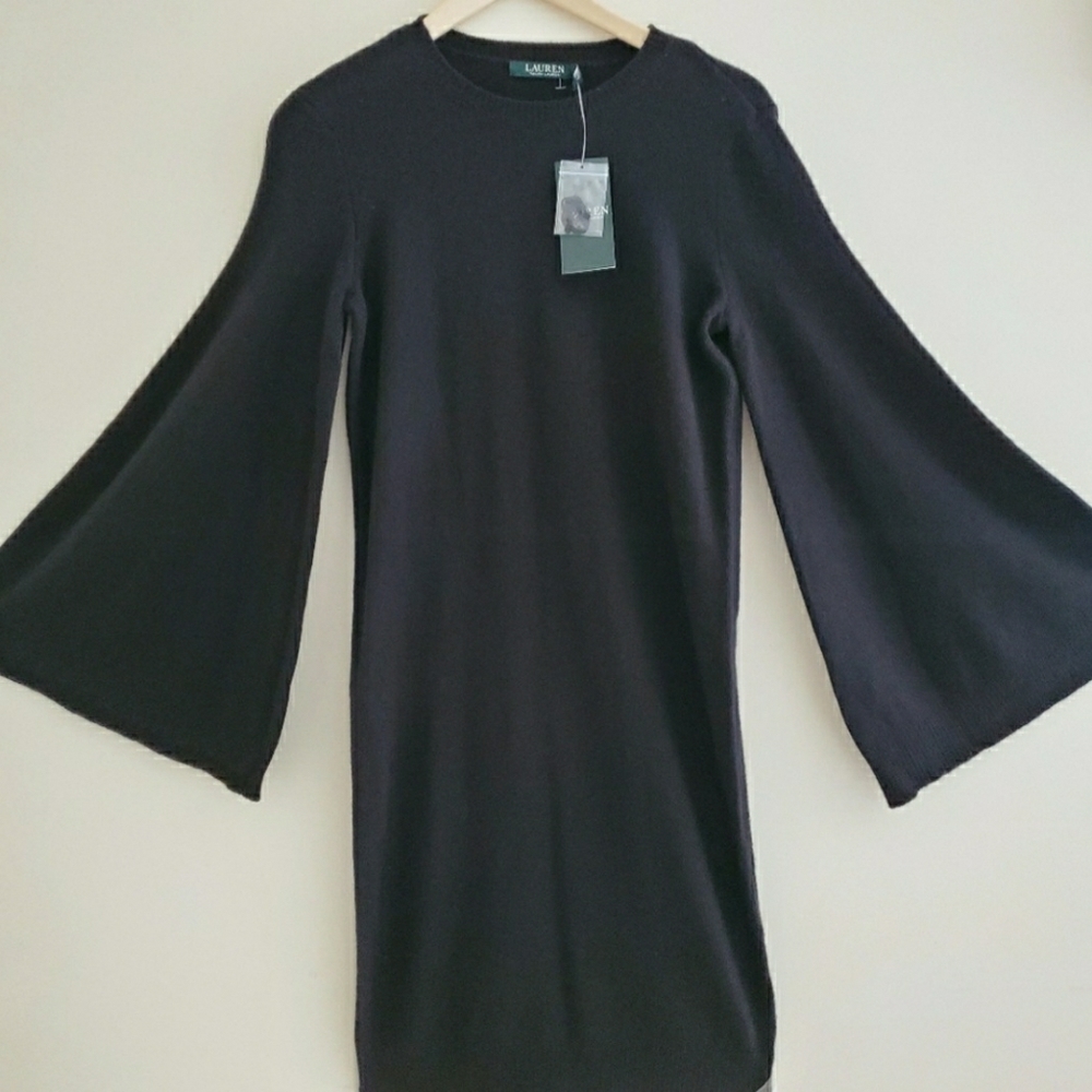 Ralph Lauren Bell Sleeve Sweater Dress